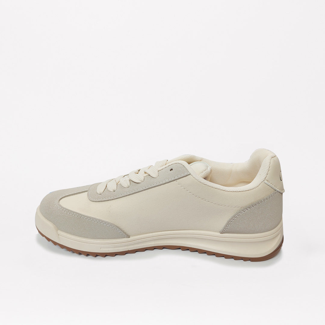 Sneaker.Black Applique Detail.