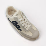 Sneaker.Black Applique Detail.