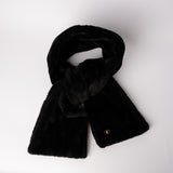 Fur Scarf.Ciarra Broach.