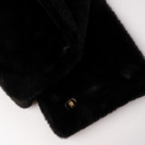Fur Scarf.Ciarra Broach.