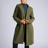 ALORA LADIES OLIVE MELTON