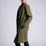 ALORA LADIES OLIVE MELTON