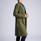 ALORA LADIES OLIVE MELTON