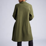 ALORA LADIES OLIVE COAT