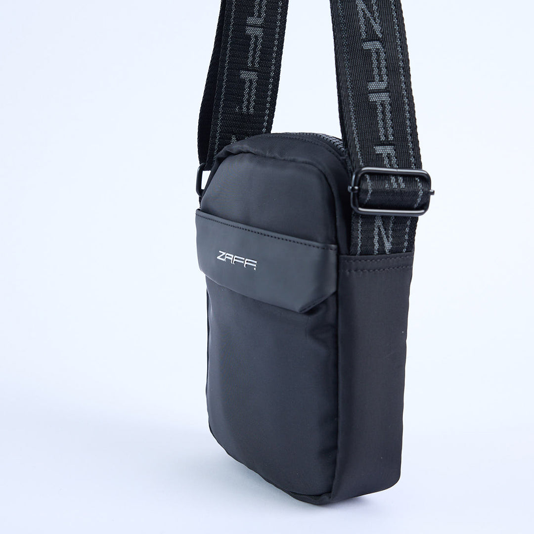 Nylon Crossbody Bag.Pu Detail.
