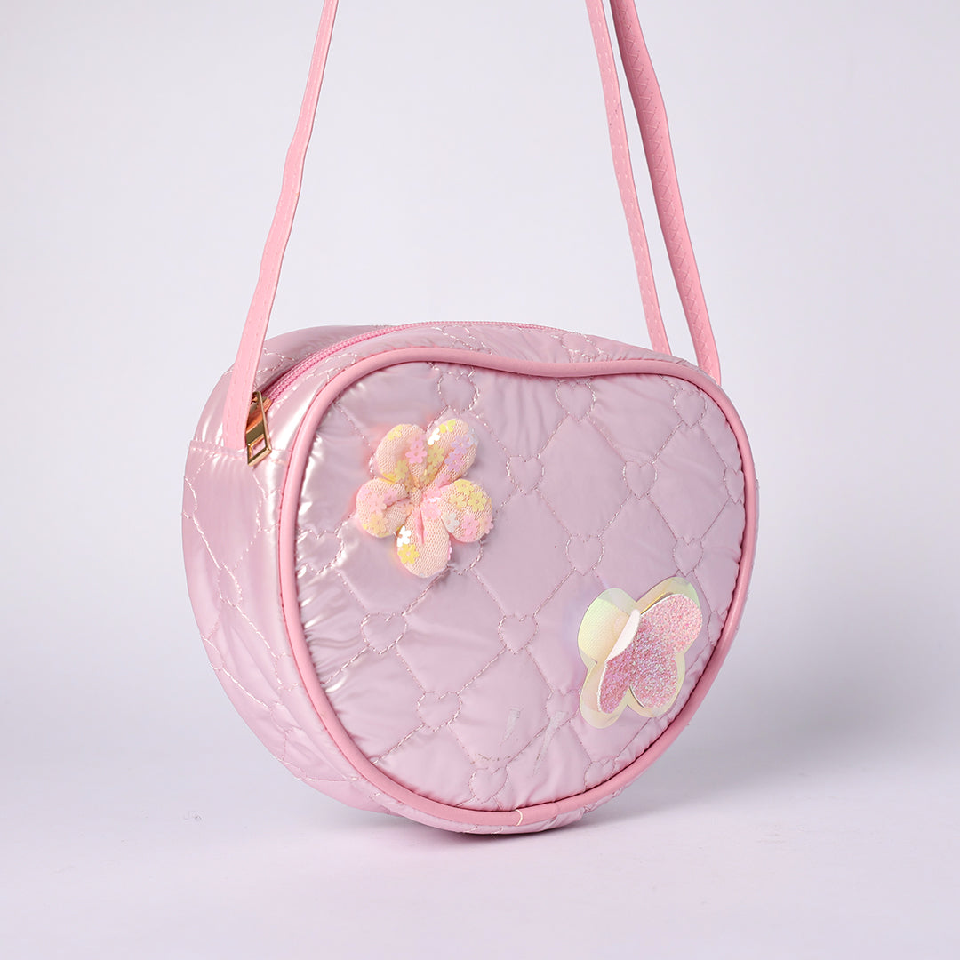 Quilted Nylon Crossbody Bag.