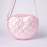 Quilted Nylon Crossbody Bag.