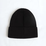 Ribbed Viscose Turn Up Beanie.
