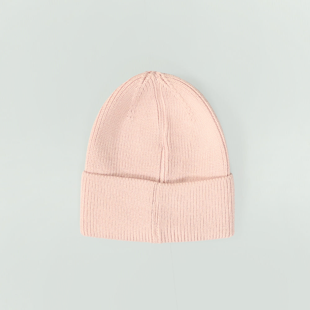 Ribbed Viscose Turn Up Beanie.
