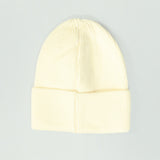 Ribbed Viscose Turn Up Beanie.