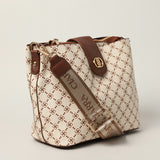 Mid Tote Bag.Clasp Detail.
