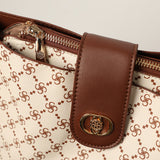 Mid Tote Bag.Clasp Detail.