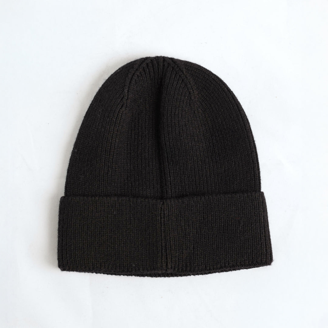Ribbed Viscose Turn Up Beanie.