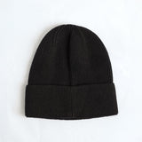 Ribbed Viscose Turn Up Beanie.