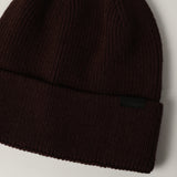 Ribbed Viscose Turn Up Beanie.