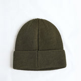 Ribbed Viscose Turn Up Beanie.