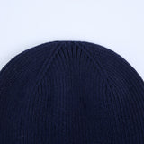 Ribbed Viscose Turn Up Beanie.