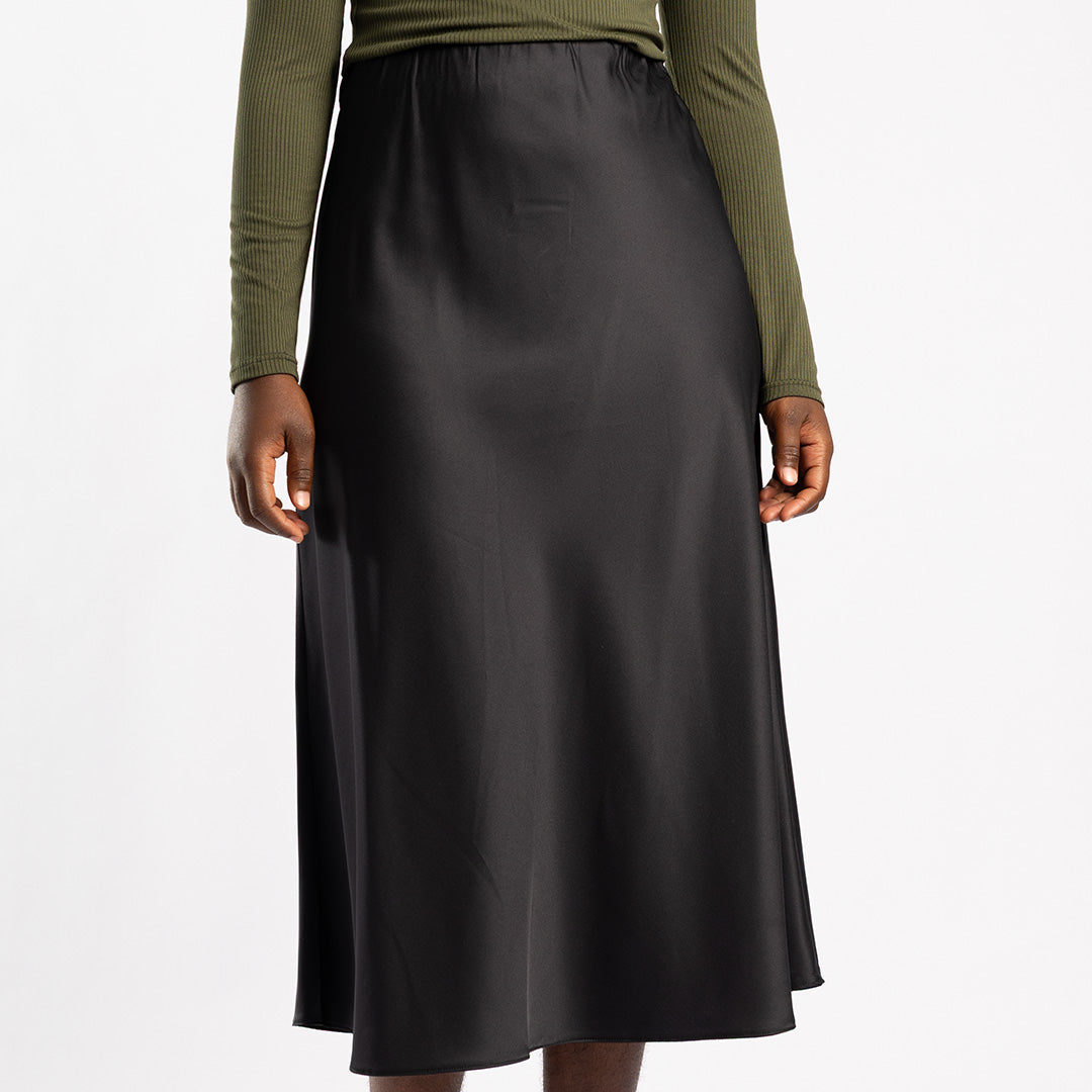 ALORA LADIES BLACK SKIRT