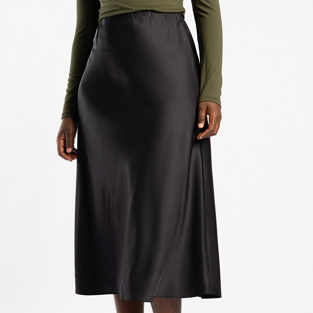 ALORA LADIES BLACK SKIRT
