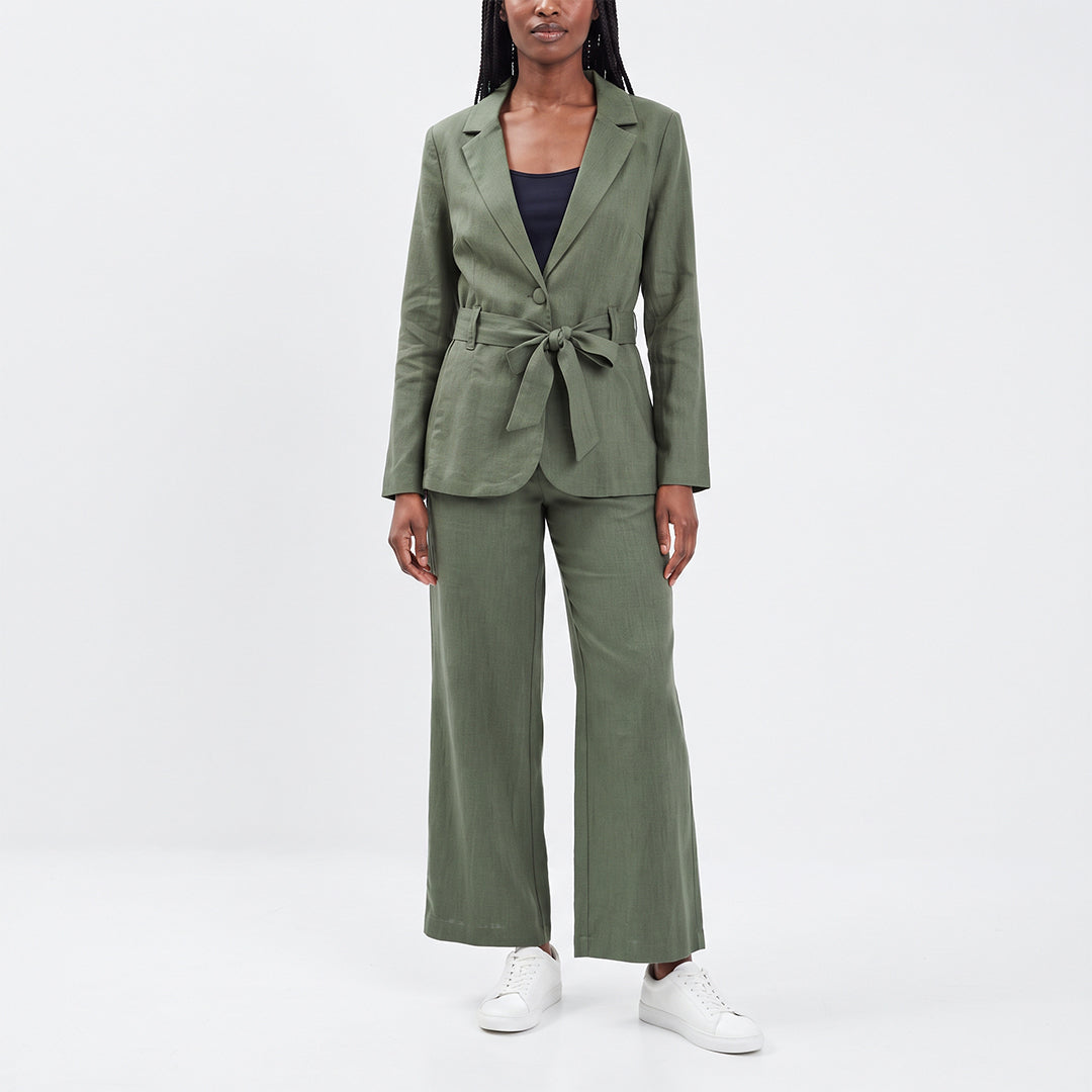Alora Ladies Olive Pant