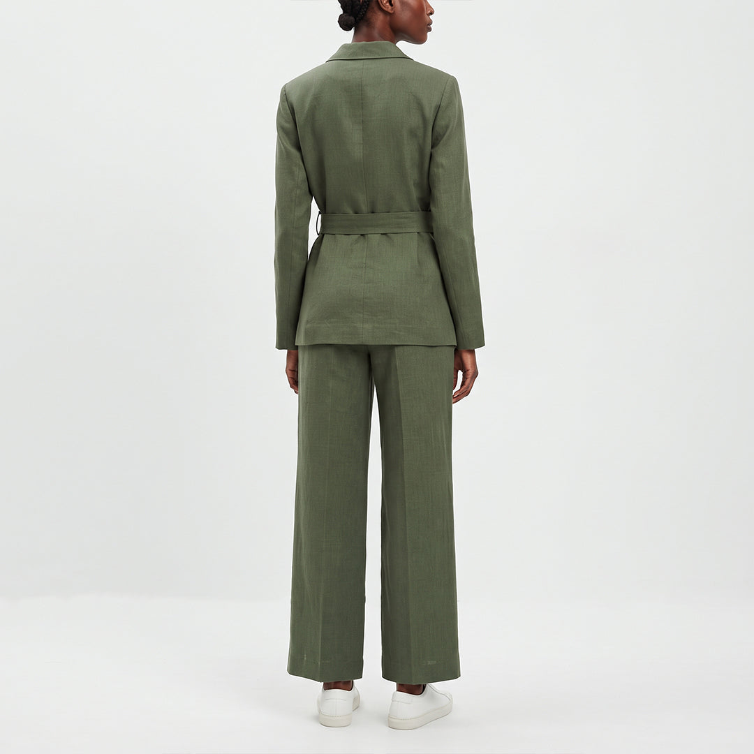 Alora Ladies Olive Pant