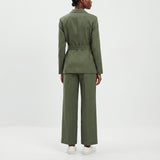 Alora Ladies Olive Pant