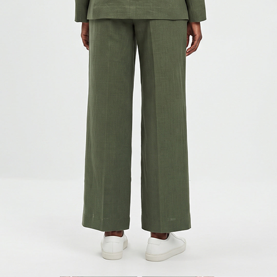 Alora Ladies Olive Pant