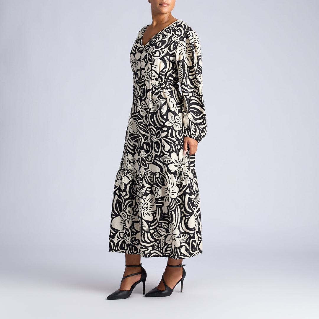 ALORA LADIES PRINTED DRESS