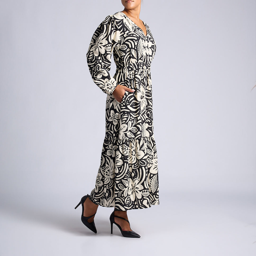 ALORA LADIES PRINTED DRESS