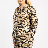 ALORA LADIES BLK/STONE SHIRT