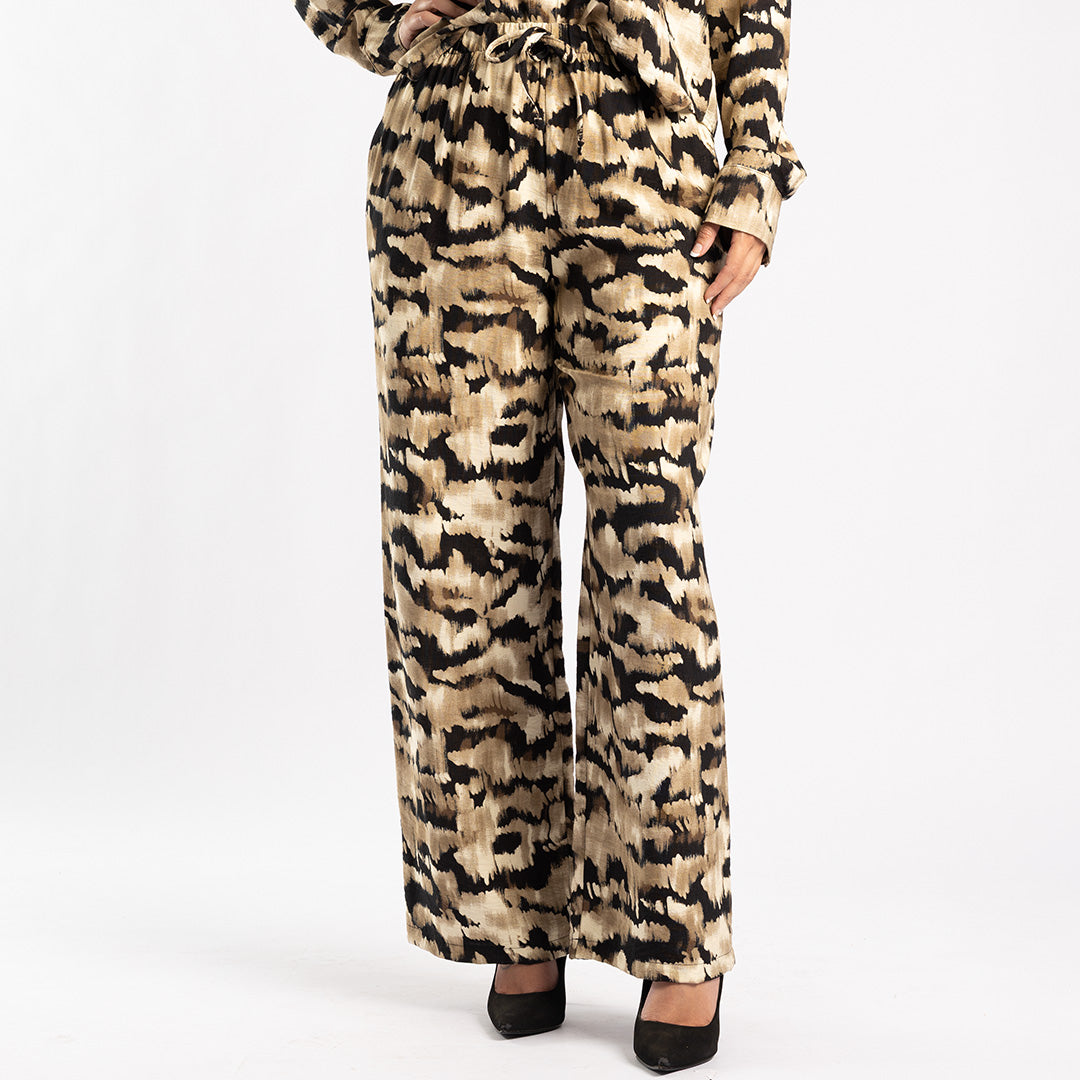 ALORA LADIES BLK/STN PANTS