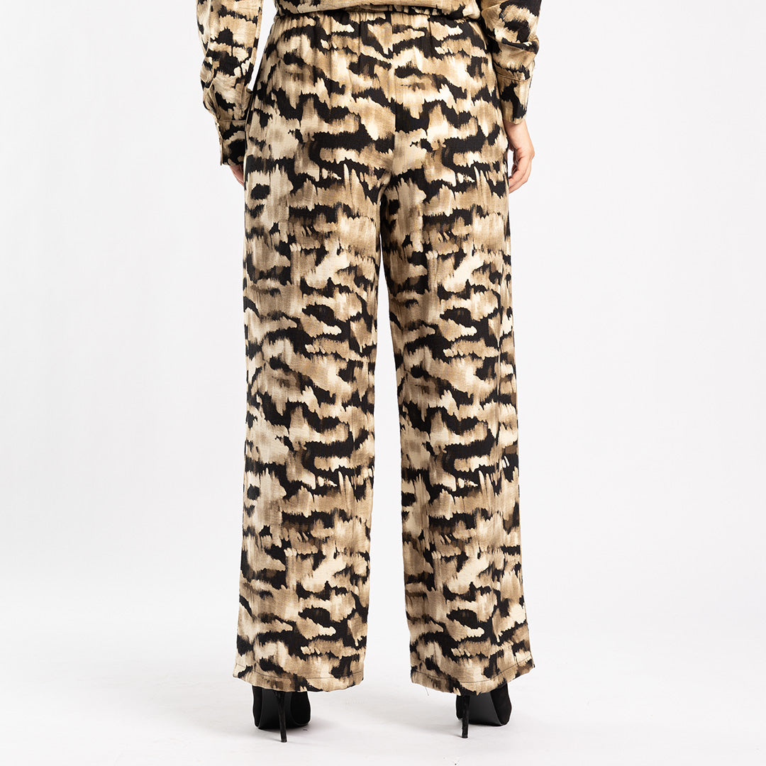 ALORA LADIES BLK/STN PANTS