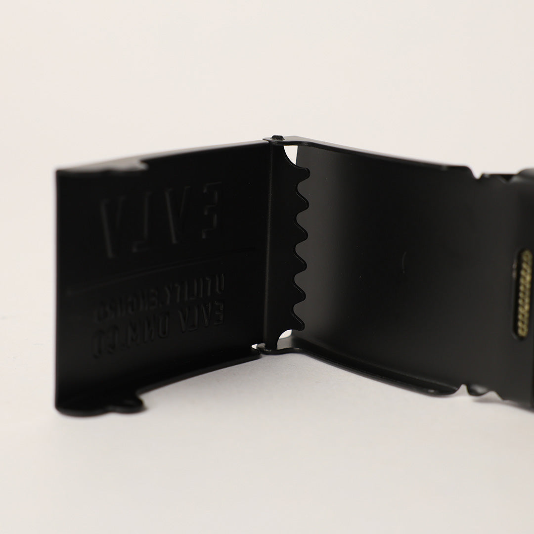 Polyester Clip Clasp Belt With Metal Buckle.