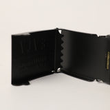 Polyester Clip Clasp Belt With Metal Buckle.