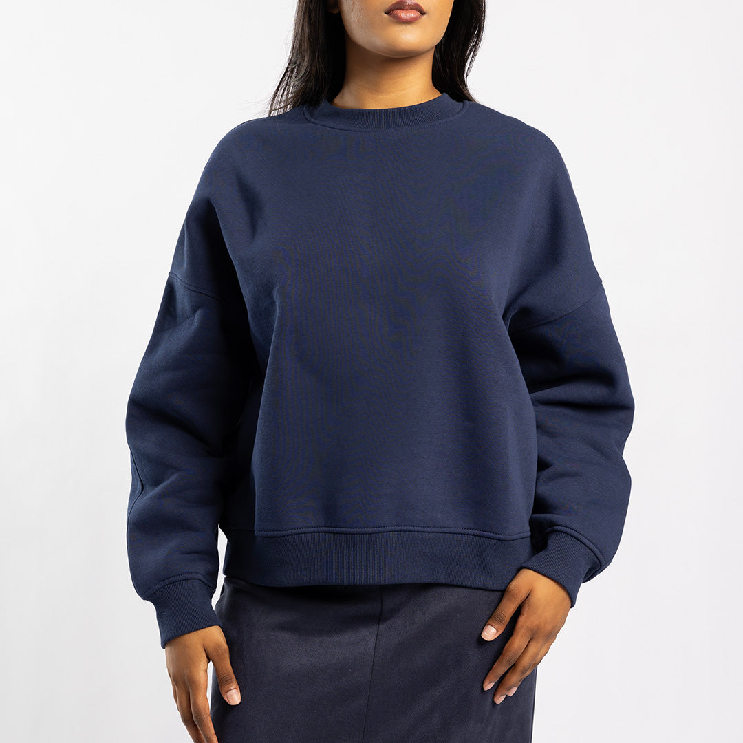 NAVY LONG SLEEVE SWEATER
