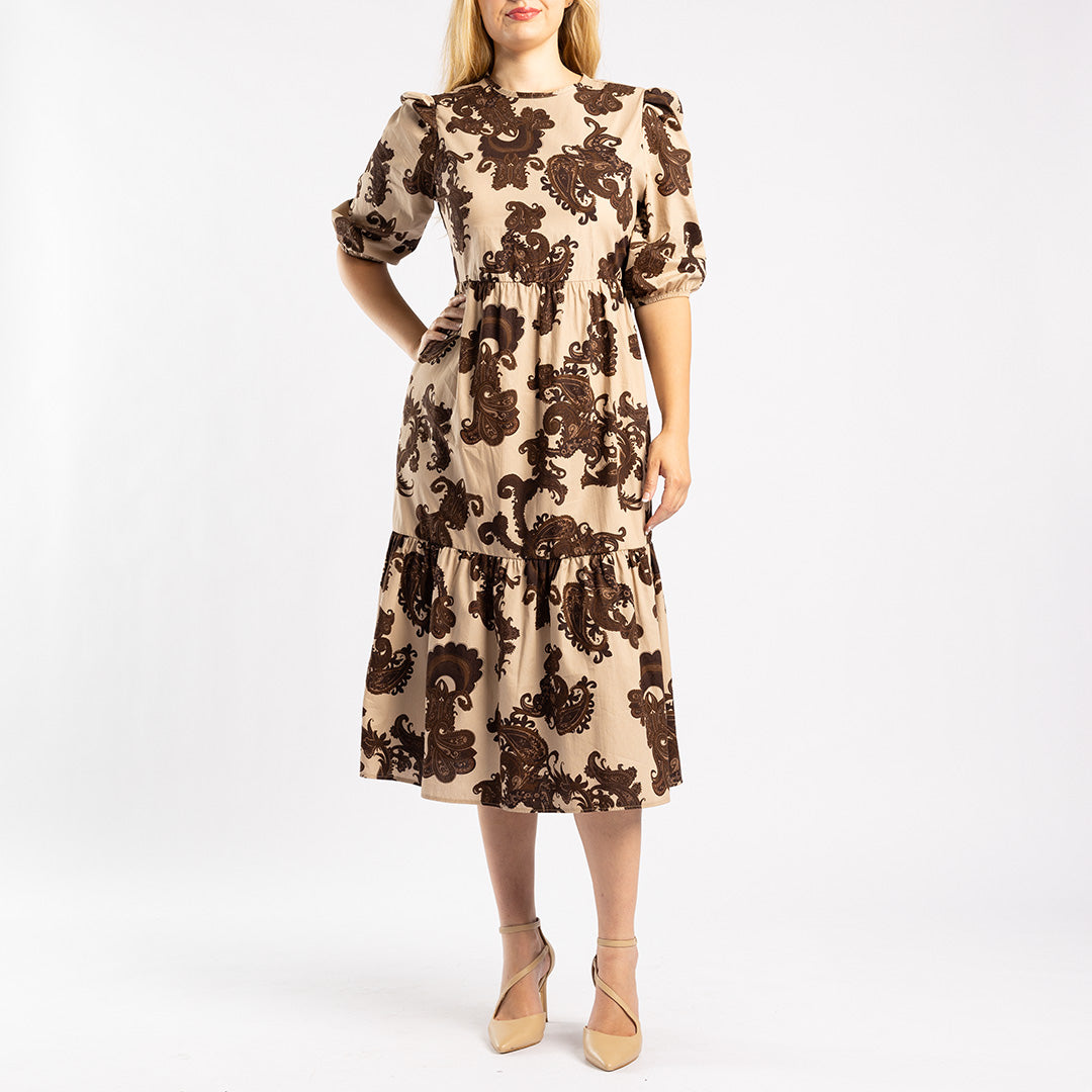 ALORA LADIES PRINTED DRESS