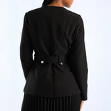 LDS COLLARLESS JKT