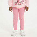 Pink Knit Legging