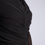 LADIES BLACK LONG SLEEVE TOP