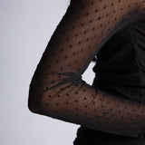 LADIES BLACK LONG SLEEVE TOP