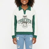 Green Jonny Collar Sweater