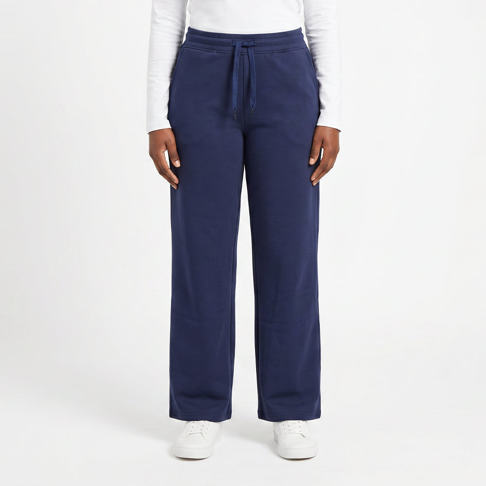 NAVY WIDE LEG PANT
