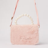 Fur Flap Bag.Bow Badges