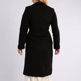 ALORA LADIES BLACK MELTON