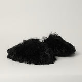 LADIES BLACK SLIPPER
