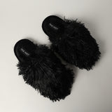 LADIES BLACK SLIPPER