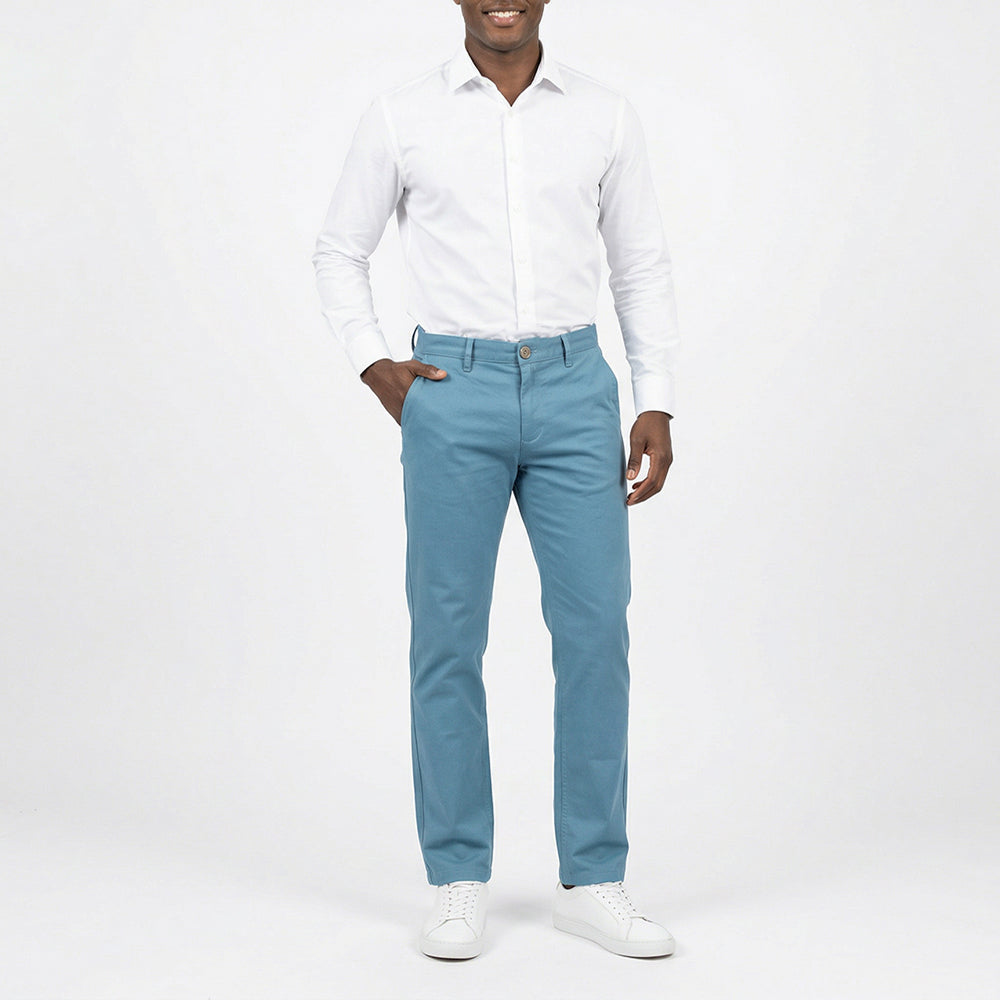 Blue Stretch Chino