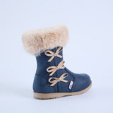 Long Fur Boot.Bow Detail.