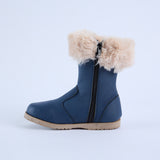 Long Fur Boot.Bow Detail.