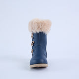 Long Fur Boot.Bow Detail.